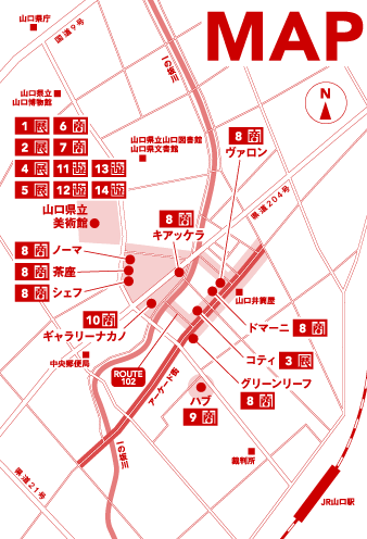 山口市街地図