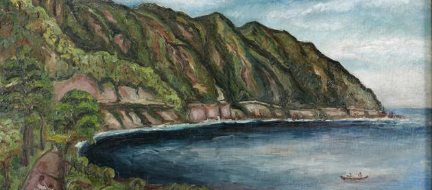 画像：陳澄波《東台湾臨海道路》を見る・知る