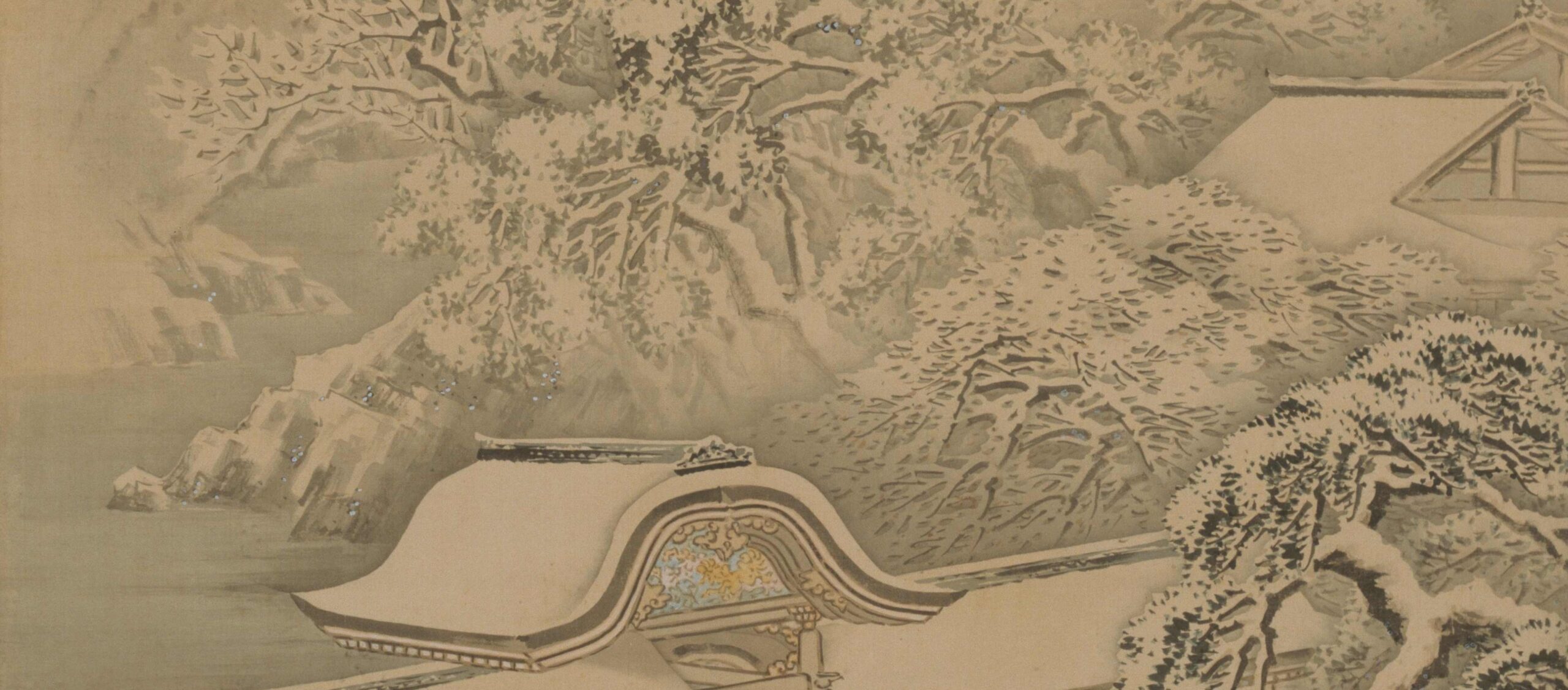 画像：江雪―日本画の雪景色